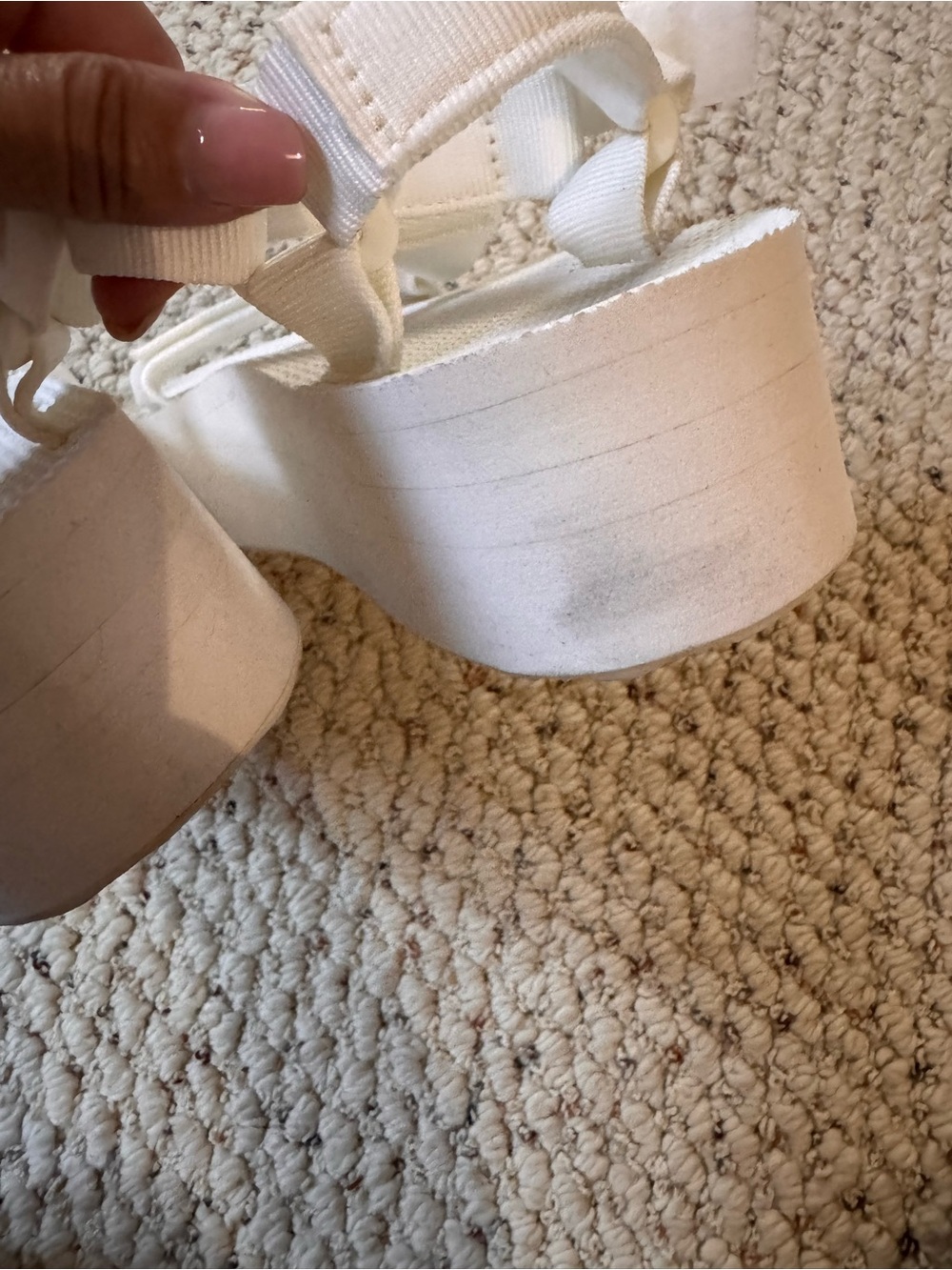 Teva Women’s Platform Sandal in White - Picture 8 of 9